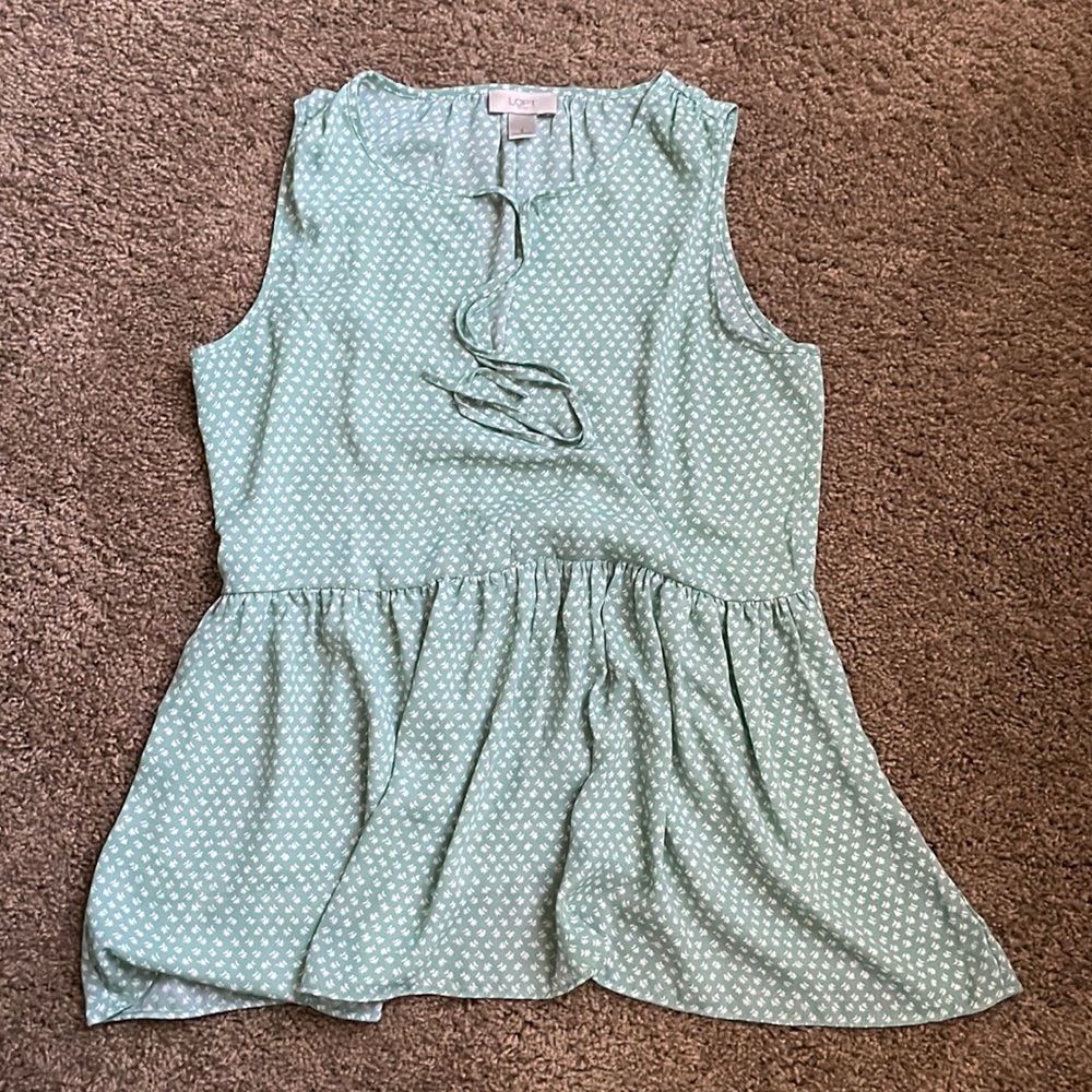 Loft Outlet Peplum Tank Top